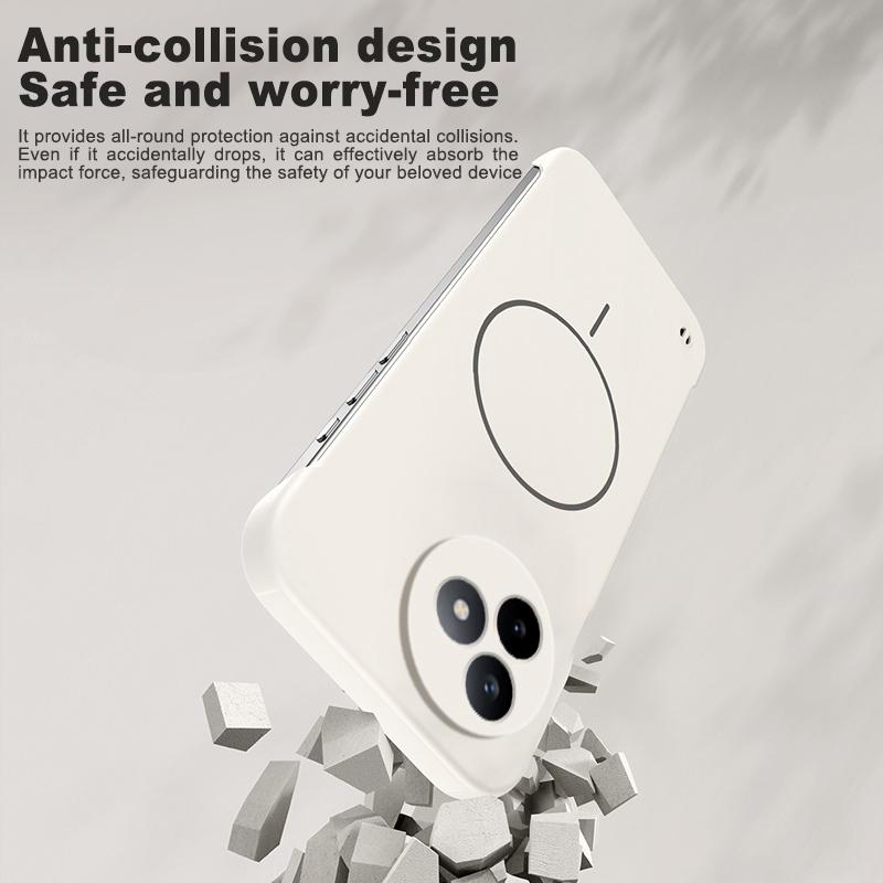 Luxus Ultra Dünne PC Matte Rahmenlose Hülle Für Magsafe Poco F5 F6 F7 PRO F7 Ultra X7 Pro Magnetische Stoßfeste Glatte Abdeckung