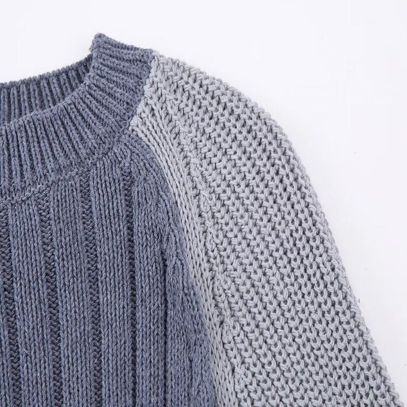 Fashion Style Autumn New Arrival Women's Clothing Stylish Open Back Design Round Neck Knitting Tops 5802118 400