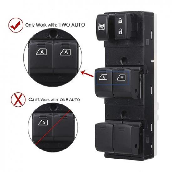 Power Window Control Switch For 2007-2012 Nissan Altima Infiniti G35 25401-ZN50B
