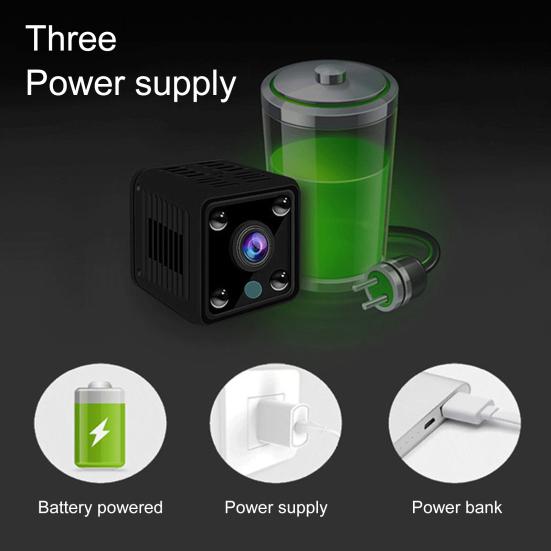 Bezpečnostní kamera X6 HD kompatibilní s detekcí pohybu Infrared Night Vision Desktop 1080P Bezdrátová infračervená webová kamera