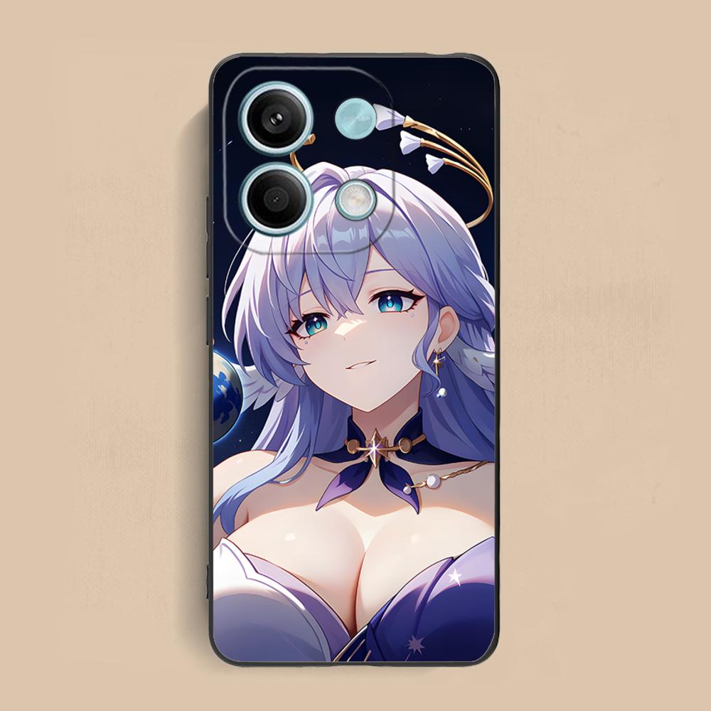 

HSR Robin Матовый ТПУ Чехол для Мобильного Телефона для Xiaomi Redmi Note 14 13 12 11 S Pro Plus 4G 5G Цветной Печатный Чехол Redmi Note 11S 4G