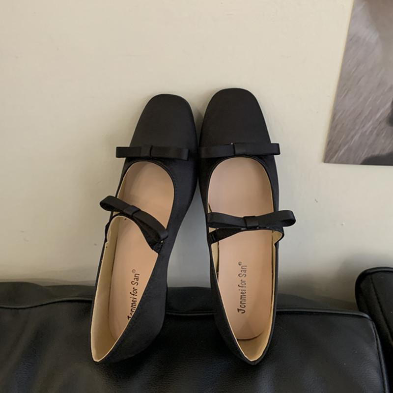 Fashion Bailamos Autumn New Women Flat Shoes Fashion Shallow Ladies Casual Soft Mary Jane Shoes Outdoor Dress Flat Ballet Shoes