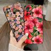 Pink Flower Case for Xiaomi Redmi 10 K60 13C 12C 9A 9C 9T A1 A2 Plus A5 K40 K50 Gaming 12 Soft Back Phone Cover