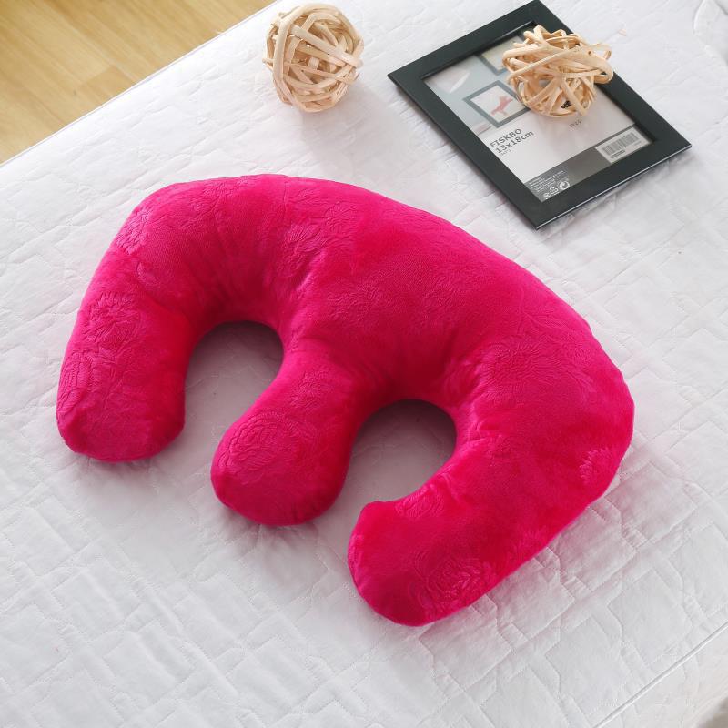 Подушка для салона красоты Мягкая бархатная подушка Подушка для отеля спа массажа физиотерапии Декоративная подушка Подушка для поддержки груди 45x28cm 4190₽