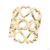 Wedding Clip Buckle Rings for Scarfs Fasten Holder Hollow Little Heart