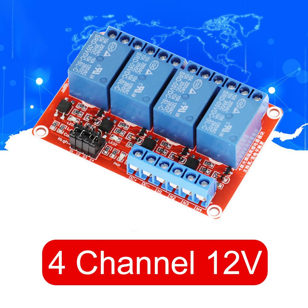 1/2/4/8 Channel Relay Switch Module Indicator Light 5V 12V 24V for Arduino