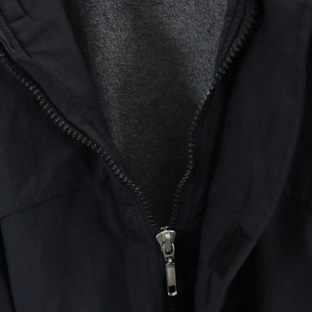 STARTER 00s Long sleeve Zip jacket M Black series Fleece Lining Old Men's Used