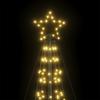 LED Christmas Tree with Ground Spikes 1534 Warm White LEDs 500 cm