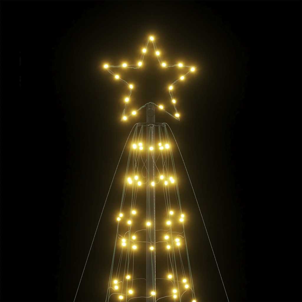 LED Christmas Tree with Ground Spikes 1534 Warm White LEDs 500 cm