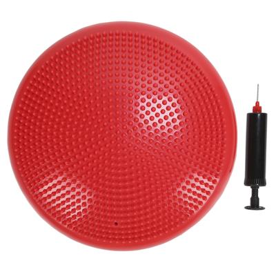 Professionelles Balancekissen Matte Yoga Massageball Pad Fitness Übung Trainingsball Rot