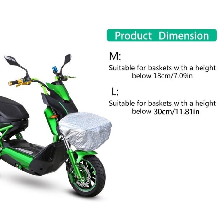 Waterproof Basket Protection Lining Rain Cover Replacement Front Bike Basket Liner Electric Bike Basket Cover Easy Use