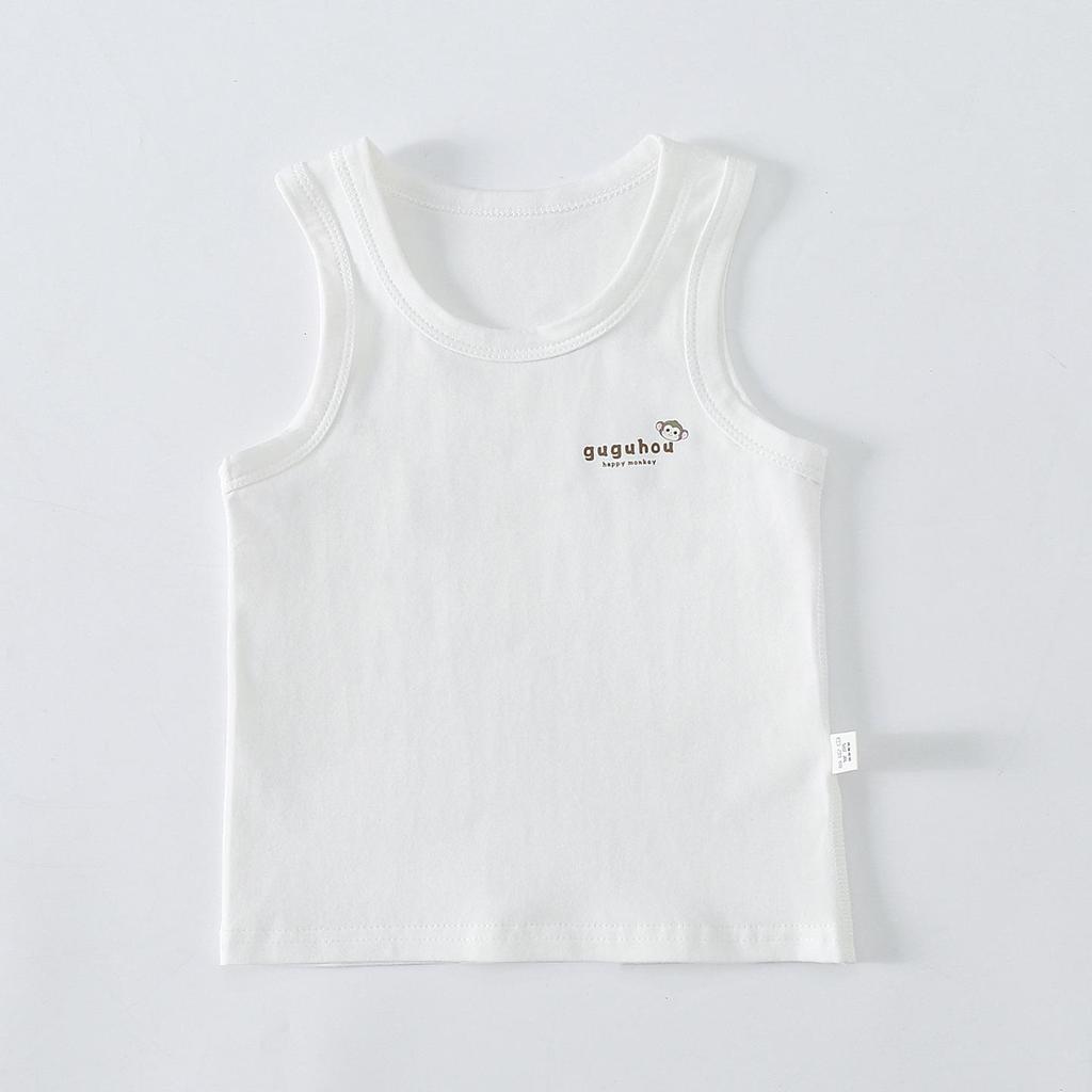 Unisex Summer Cotton Vest for Kids: Seamless, Breathable, Elastic Base Layer, Lightweight Sleeveless Top