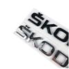 WUM1 3D Buchstaben Emblem Aufkleber für Skoda RS Yeti Fabia Superb Octavia Kodiaq Karoq Tour Rapid Auto Heckklappen Emblem Auto Zubehör