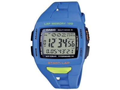 Collection STW-1000-2JH Solar Radio Men's Watch Blue Digital Blister Pack