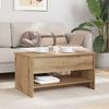 Artisan Oak Coffee Table 80 x 50.5 x 41.5 cm Particleboard