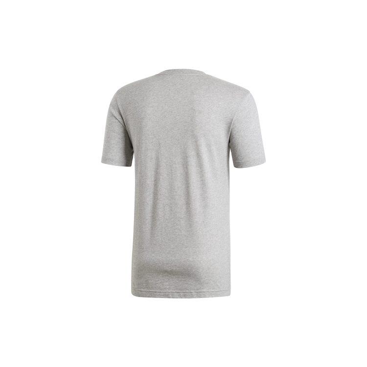 adidas T Shirts Men's Gray Crew Neck Moderate Straight Fit DV3051