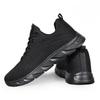 Men's Lightweight Breathable Mesh Running Shoes - Plus Size, Soft Sole for Autumn/Winter