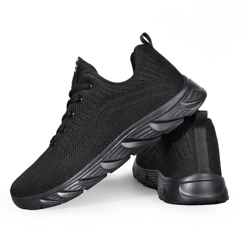 Men's Lightweight Breathable Mesh Running Shoes - Plus Size, Soft Sole for Autumn/Winter
