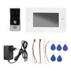 Video Doorbell 7 Inch Color Screen Clear Image Visual Intercom Doorbell Security System for Home Apartment Villa Hotel