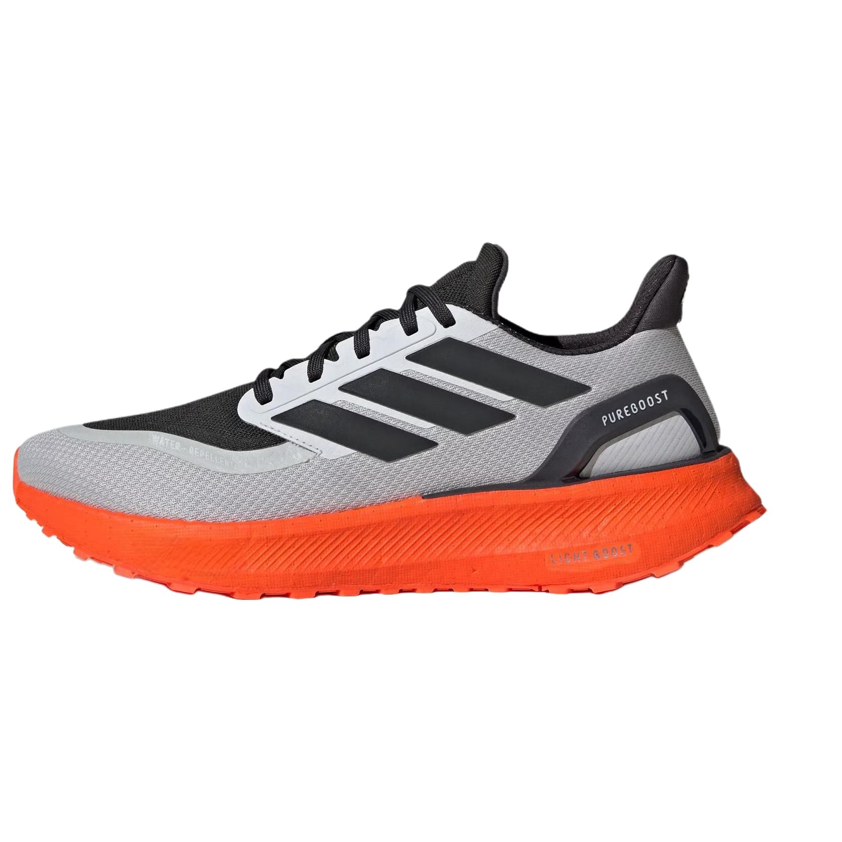 Adidas PUREBOOST 5 Slip Resistant Abrasion Resistant Low top Running Shoes Unisex Gray Orange JR7681 42
