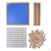 1 Materiale Montessori di Matematica in Legno Giocattolo per Ordinare Numeri Consecutivi