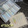 1 Set 10 Patterns Nail Foil Transfer Paper Metal Stickers For Professional DIY Nail Art Salon Home Decor