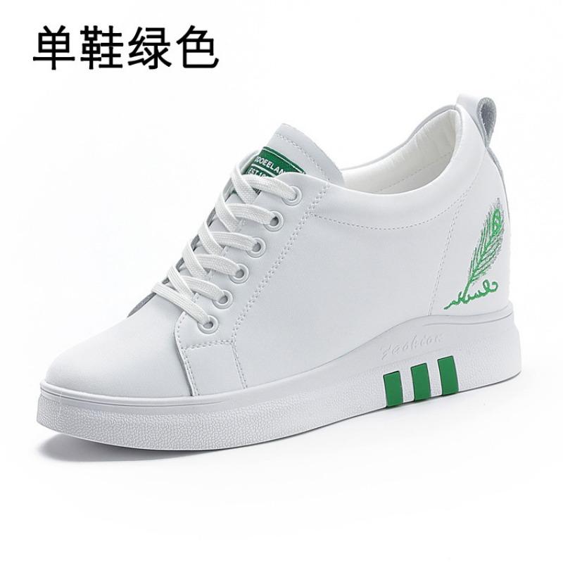 Trendy women's shoes spring new casual height increase breathable sports women's shoes