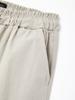 IKALOOK Linen Washed Spandex Elastic Waist Pants Cpt109