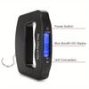Digital Luggage Scale, Electronic Portable Luggage Suitcase Travel Scale With Backlight Electronic Travel Hanging Scale (Battery Not Included)
