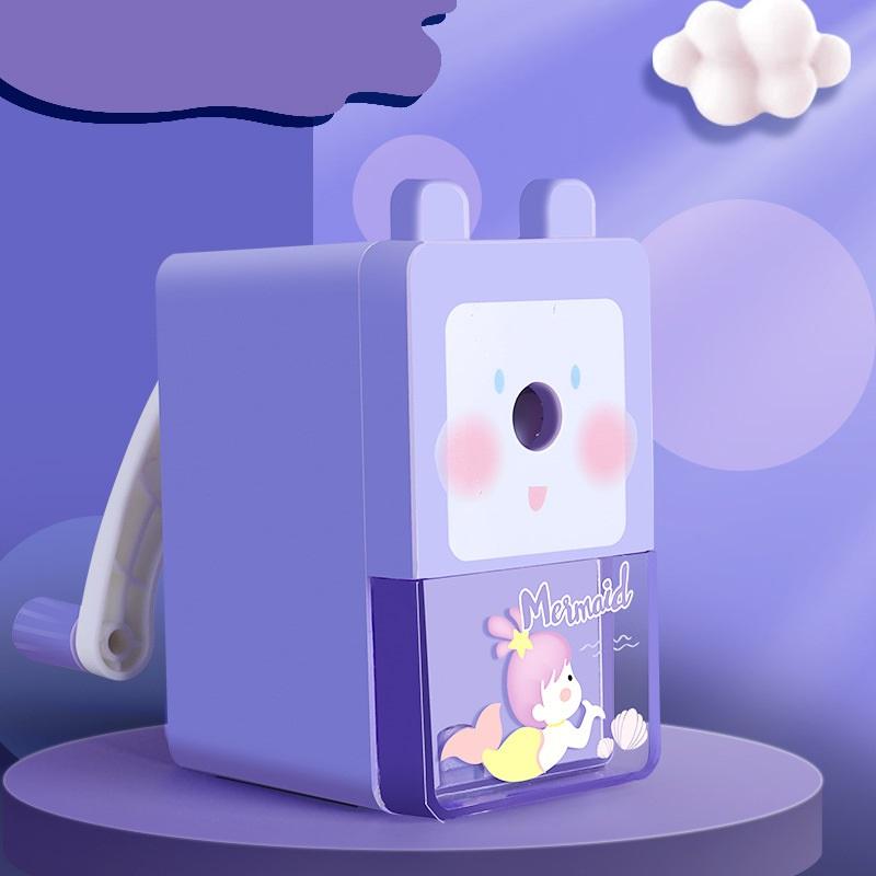 Cartoon Mechanische Bleistift Spitzer Auto Fütterung Manuelle Spitzer Kinder Geschenk Schreibwaren Schule