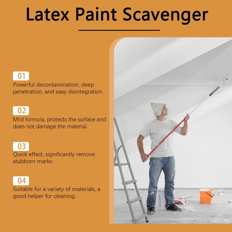 Getrockneter Farbentferner Sprühfarbe Reiniger Lackentferner Professioneller Fleckenentferner Betonfarbenentferner Mit Schwamm Latex