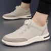 Men Women Professional Golf Shoes Big Size Leather Sneakers Outdoor Walking Soft Flat Fashion White Beige