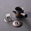 175ml Japanese Style Ceramic Side Handle Teapot Vintage Handmade Gilded Kung Fu Tea Set