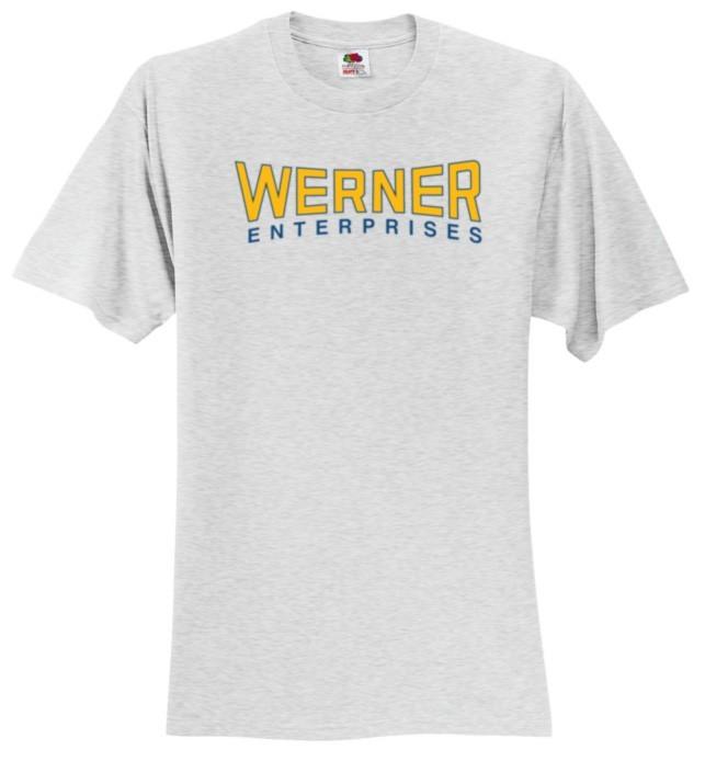 Футболка для водителя грузовика WERNER Enterprises Унисекс XXL