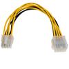8-pin EPS Cable Akyga AK-CA-08 Extension Cable for ATX Power Supply Male - Female 20cm