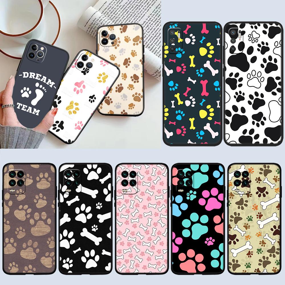 NH19 dog footprint Paw New High-End Shell Phone Case for Xiaomi Poco C40 C50 C51 C55 C65 C71 C75 F3 F5 F6 F7 M2 M3 Pro Ultra