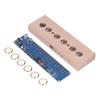 Kit DIY Relógio Tubo Nixie Multicolorido Display 12 24 Horas Kit de Montagem Relógio Tubo Brilhante IN14