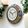 Hand-Painted Wooden Wall Clock / 12 Inch (30 CM's)