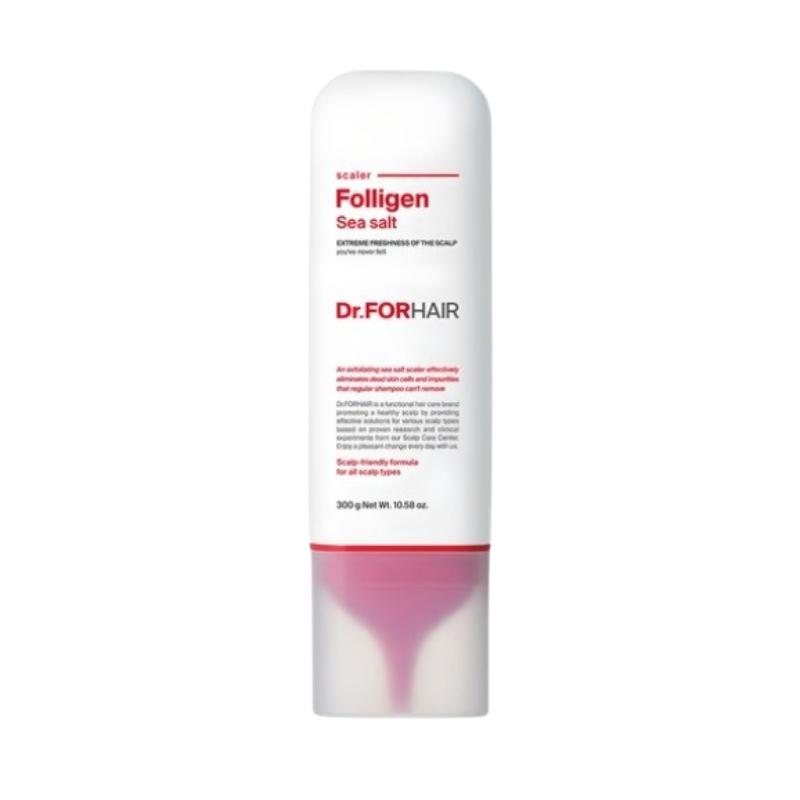 

Dr.FORHAIR Folligen Морская Соль Пилинг для Кожи Головы 300г – Двойной Солевой Эксфолиатор для Кожи Головы, Глубокое Очищение и Освежающий Уход 300g