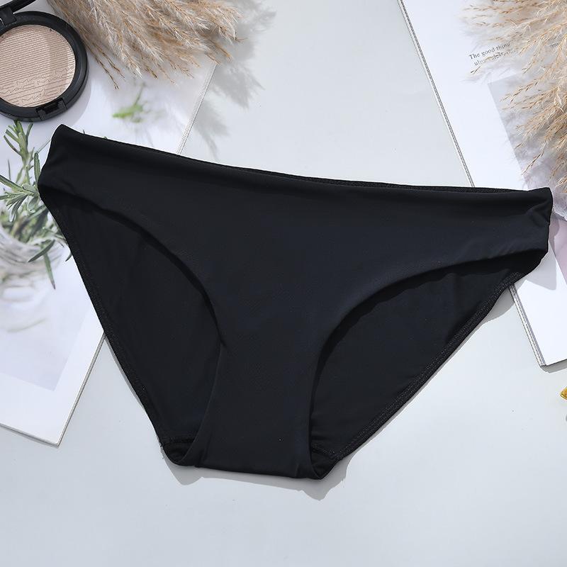 Large size women's underwear pure cotton summer seamless breathable girls' women's mid-waist briefs wholesale women's
