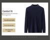 Men's Winter Knitted Sweater: Thick, Warm, Half-High Collar, Dad Style