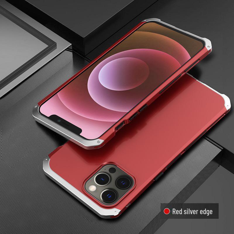 Apple iPhone 13/12 Pro/Max TPU & Metal Frame Protective Case by Three ELEMENT