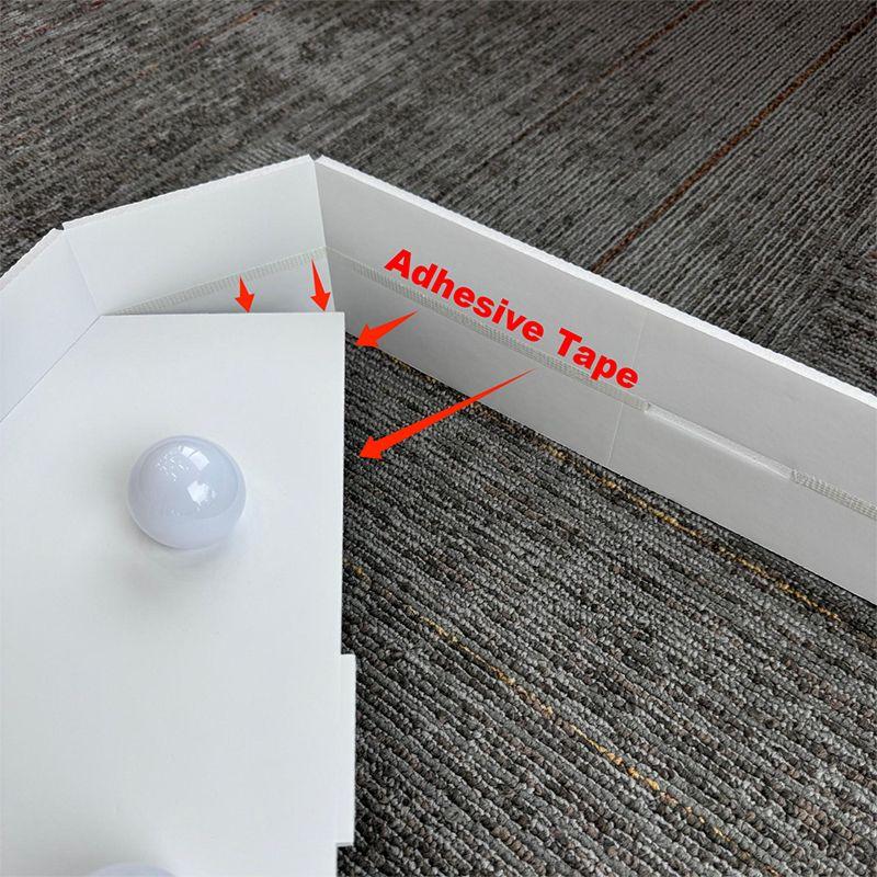 1 Stück 73cm Digitaler Leuchtreklame-Ballonrahmen Ohne Ballon Weißes KT-Board Zahl 0-9 Steckbares KT-Board Party-Dekoration Geburtstagsfeier Jubiläumsdekoration