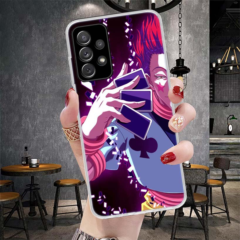 

Hunter HXH Hisoka Phone Case For Samsung Galaxy A12 A22 A32 A52 A72 A02S A51 A50S A71 A70 A31 A20S Note 20 Ultra S10 A10S Galaxy Samsung A12 5G