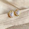 Vintage Irregular Baroque Pearl Stud Earrings for Women Personality Temperament Wedding Bride Jewelry Korea Earring Friend Gift