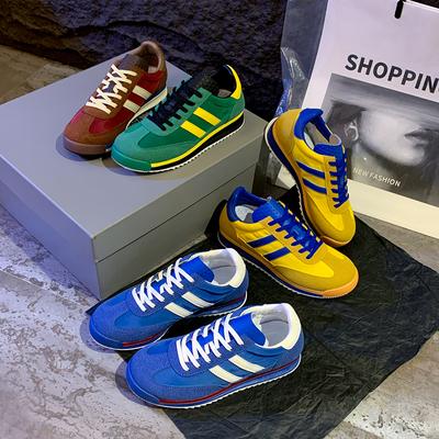 Moda Autunno 2024 Retro Sneakers da Donna Gialle Comode Scarpe alla Moda Donna Basse Casual Scarpe Sportive da Donna zapatillas mujer