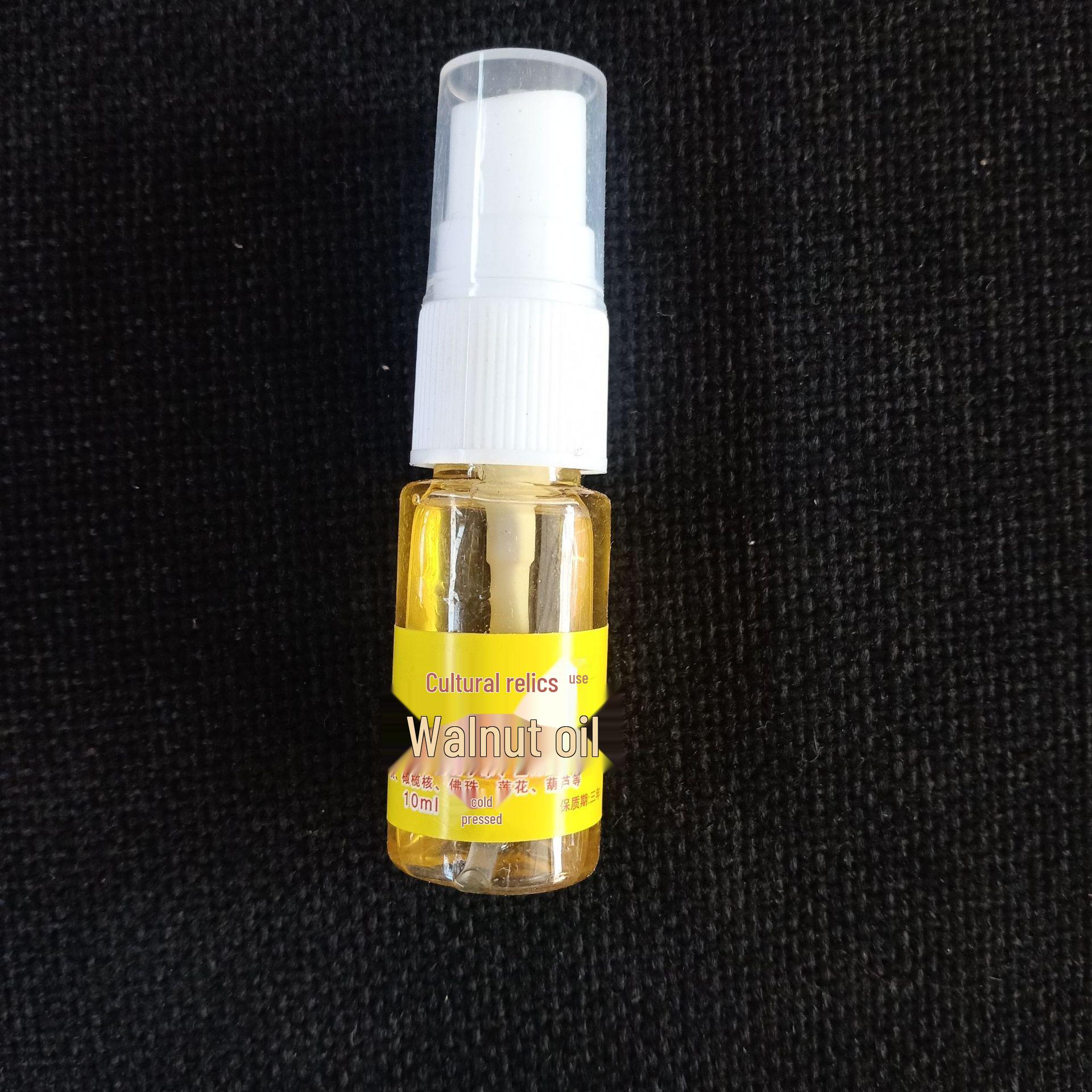 10ml Wenwan Carved Walnut Wood Comb Care Spray - Walnut & Olive Oil for Maintenance and Coloring