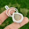 Daughters Day Deal Pear Aragonite Gemstone Wife Pendant Jewelry Sterling Silver