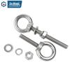 GUWANJI 304 Stainless Steel Lifting Eye Bolt & Washer Combination Set