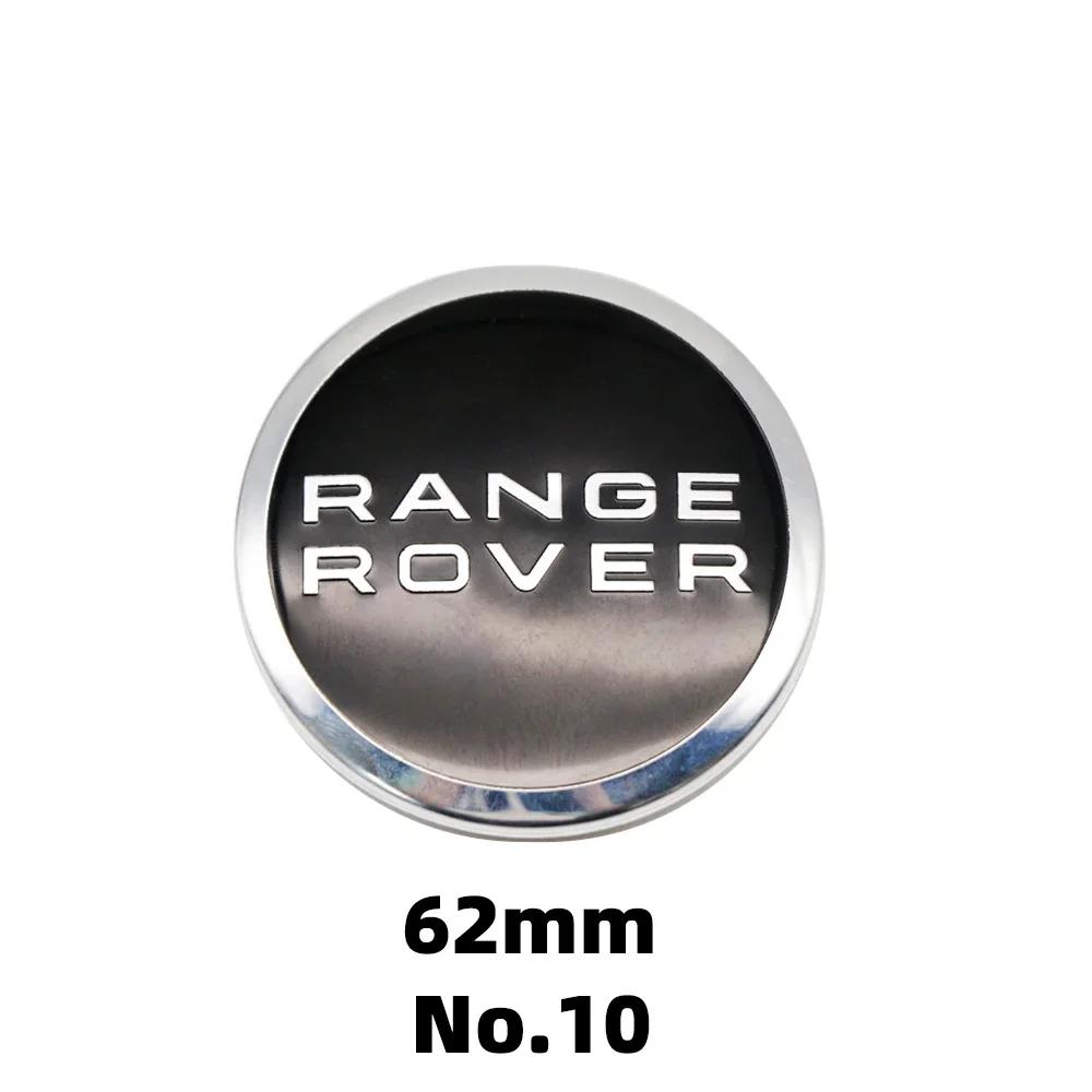 4Pcs 62mm Car Styling Car Wheel Center Hub Cap Covers Badge For Land rover SVR Discovery Velar Evoque Range Rover L322 L405 L551